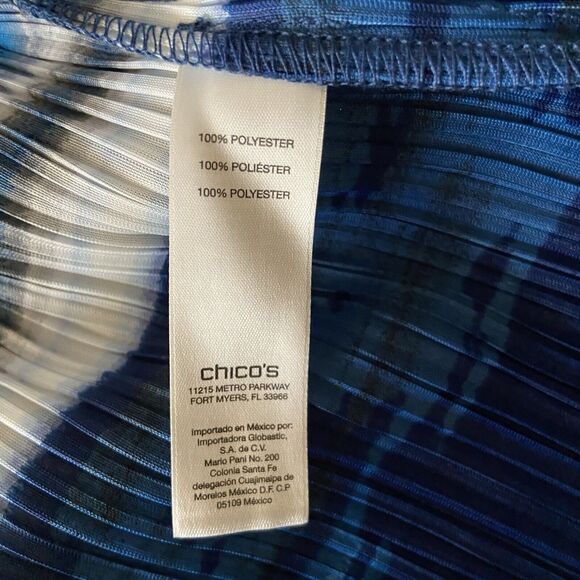 Chico's Abstract Crinkle Kimono Jacket - Picture 5 of 7